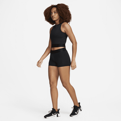 Nike Pro Shorts mit mittelhohem Bund für Damen (ca. 7,5 cm)