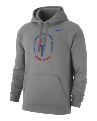 Мужское худи USATF Club Fleece Nike Pullover Hoodie для бега