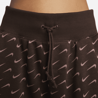 Pantalon de survêtement imprimé oversize Nike Sportswear Phoenix Fleece pour femme