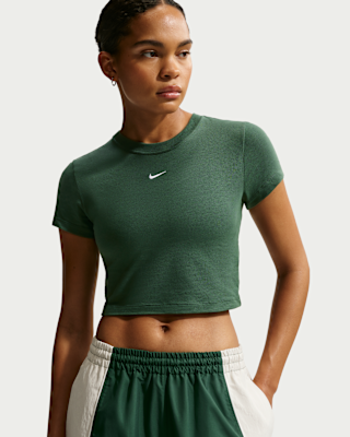 Женская футболка Nike Sportswear Chill Knit Cropped