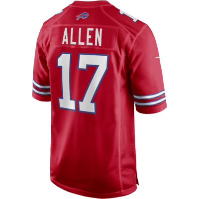 Jersey de fútbol americano Game para hombre NFL Buffalo Bills (Josh Allen)