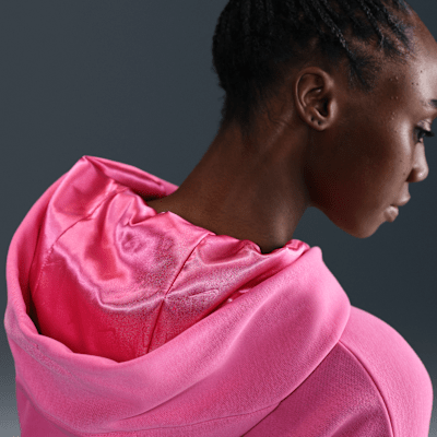 Sweat à capuche de basket court oversize A'ja Wilson pour femme