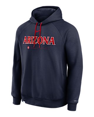 Мужское худи Arizona Courtside Basketball Practice Nike Dri-FIT Pullover Hoodie для баскетбола