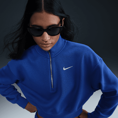 Nike Sportswear Phoenix Fleece Women's 1/2-Zip Cropped Sweatshirt