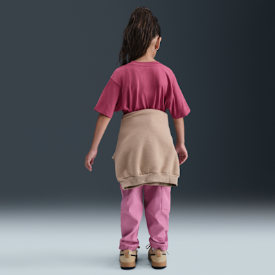 Playera para niños talla pequeña Nike Cozy