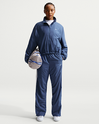 Женские  Nike Sportswear Classic Mid-Rise Open-Hem Pants