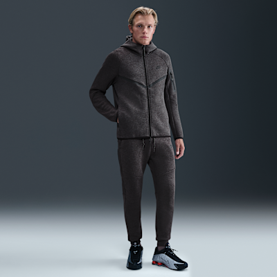 Casaco de lã cardada Windrunner com fecho completo Nike Tech para homem