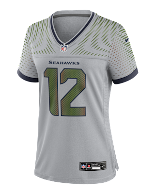 Женские джерси 12s Seattle Seahawks Rivalries Collection Women’s Nike NFL Game Jersey