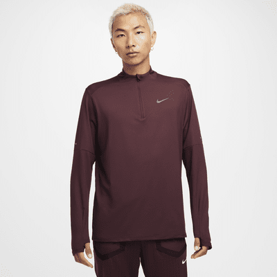 Playera de running de medio cierre Dri-FIT para hombre Nike Element