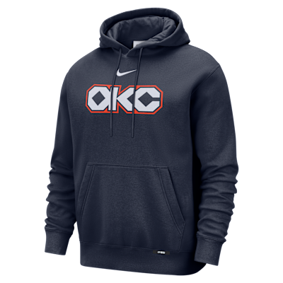 Oklahoma City Thunder City Edition Men's Nike Basketball Club Pull-Over Hoodie