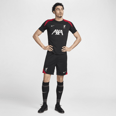 Liverpool FC Strike Nike Dri-FIT Kısa Kollu Örgü Erkek Futbol Üstü