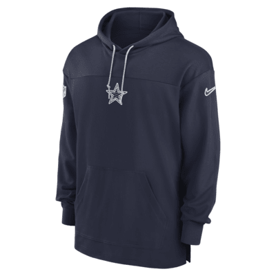 Sudadera con gorro sin cierre Nike Dri-FIT de la NFL para hombre Dallas Cowboys Sideline Jersey