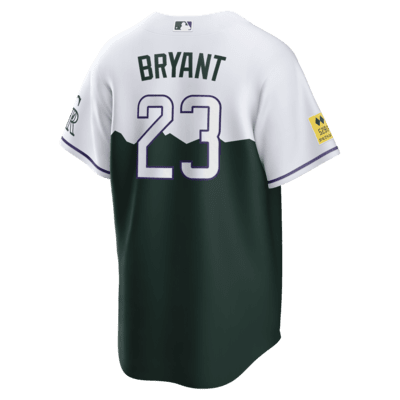Men's Chicago Cubs Kris Bryant Nike Navy City Connect Replica Player Jersey