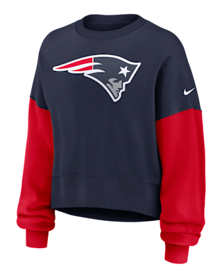 Женские  New England Patriots Nike NFL Pullover Crew