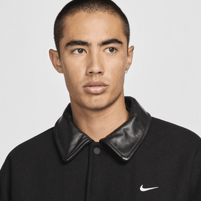 Chamarra universitaria de lana para hombre Nike Solo Swoosh