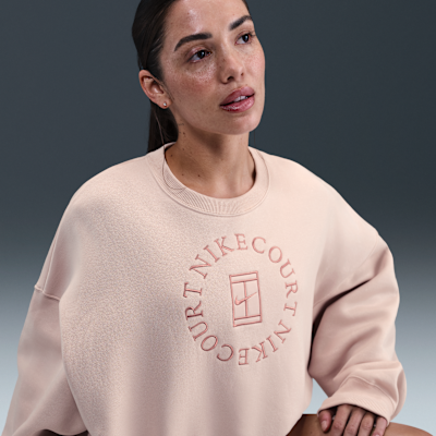 NikeCourt Heritage Phoenix Fleece Women's Over-Oversized Crew-Neck Sweatshirt
