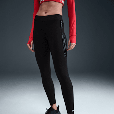 Nike Pro Women's Mid-Rise Full-Length Leggings