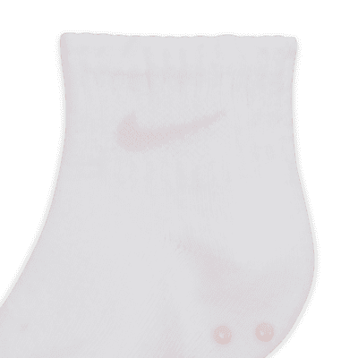 Calcetines hasta el tobillo para bebé Nike Gripper (3 pares)