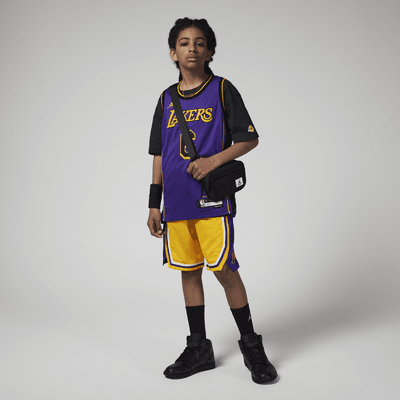 Los Angeles Lakers Statement Edition-Nike Dri-FIT Swingman-trøje til større børn