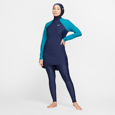 Burkini Muslim A Copertura Totale Con Maniche Lunghe - Costume Da Bagno Modesto Donna | BaJooruly