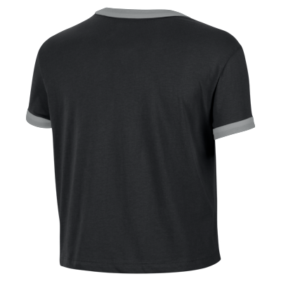 Playera Nike de la NBA para mujer Minnesota Timberwolves Essential Hardwood Classics