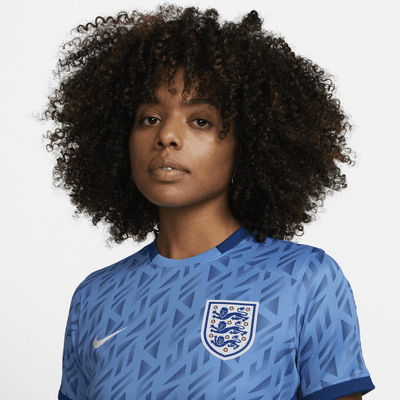 Jersey de fútbol Nike Dri-FIT de Inglaterra visitante 2023 Stadium para mujer