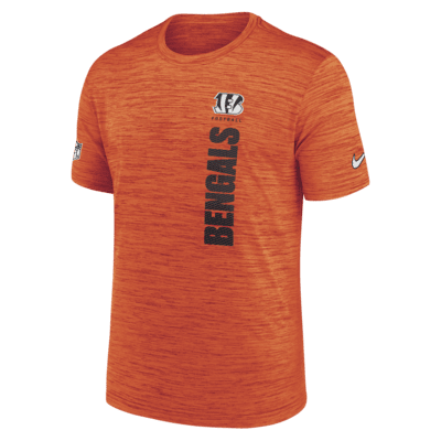 Playera Nike Dri-FIT de la NFL para hombre Cincinnati Bengals Sideline Velocity