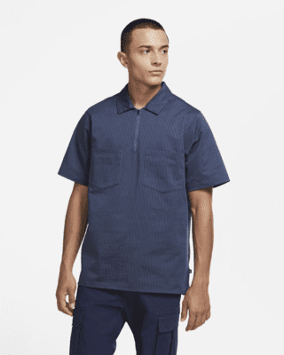 Nike SB Short-Sleeve Woven Skate Button Up.