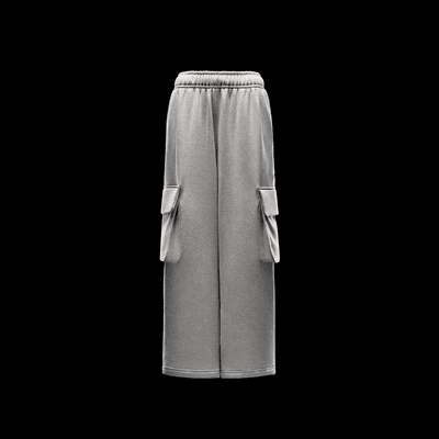 Pants de French Terry de tiro bajo oversized con dobladillo abierto para mujer Nike Sportswear