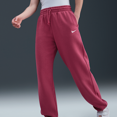 Pantaloni tuta oversize a vita alta Nike Sportswear Phoenix Fleece – Donna