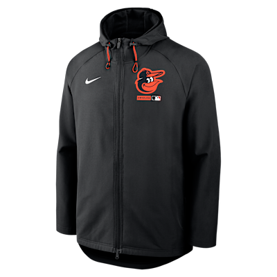 Baltimore Orioles Authentic Collection Men's Nike Therma-FIT MLB Full-Zip Hooded Jacket