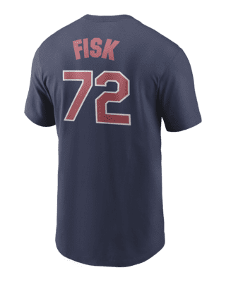 Men's Nike Carlton Fisk Navy Chicago White Sox Cooperstown