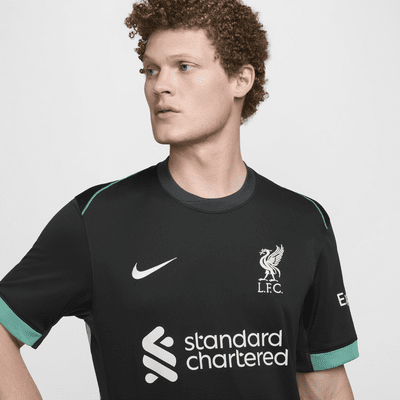 Liverpool FC 2024/25 Stadyum Deplasman Nike Dri-FIT Erkek Futbol Taraftar Forması