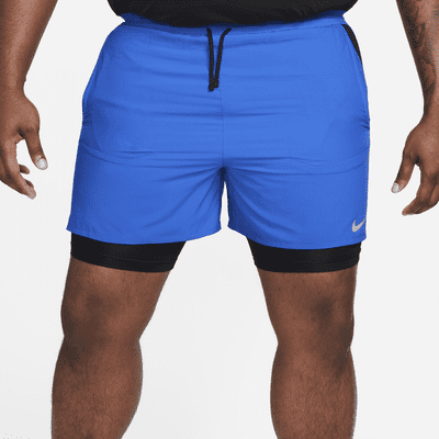 Shorts de running híbridos Dri-FIT de 12.5 cm para hombre Nike Stride