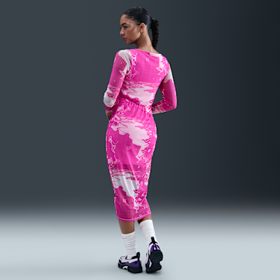 Vestido midi de malla para mujer Serena Williams Design Crew