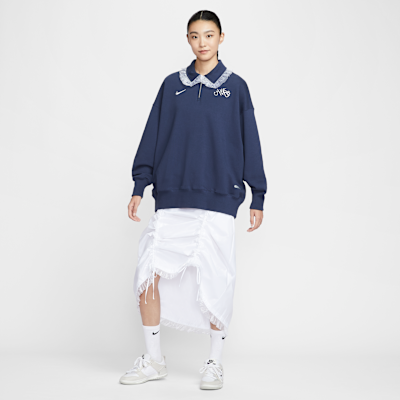Nike Sportswear Women's Oversized 1/4-Zip Fleece Polo