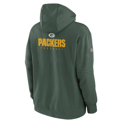 Green Bay Packers Sideline Club Men's Nike NFL Pullover Hoodie