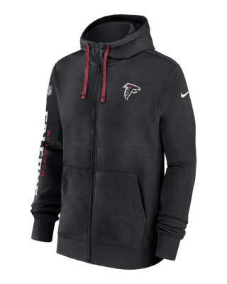 Мужское худи Atlanta Falcons Sideline Team Issue Club Nike Full Zip Hoodie