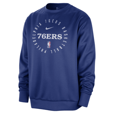 Philadelphia 76ers Spotlight Men's Nike Dri-FIT NBA Crew-Neck Sweatshirt