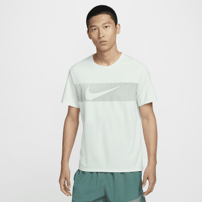 เสื้อวิ่งแขนสั้นผู้ชาย Dri-FIT UV Nike Miler Flash