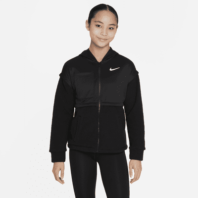 Nike Sudadera de lana con capucha y cremallera completa Air hombre en Negro