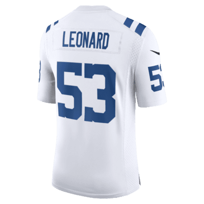 Men's Nike Darius Leonard Royal Indianapolis Colts Alternate Vapor Limited  Jersey