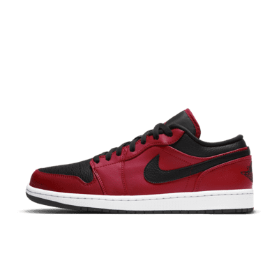 Jordan basse rouge et noir Outlet