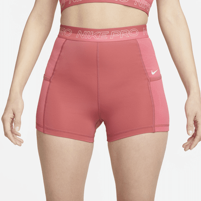 Nike Pro Women's High-Waisted 3" Training Shorts with Pockets