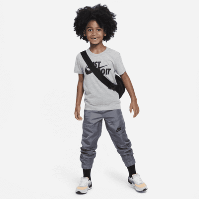 Nike "Just Do It" Swoosh Split Tee Little Kids' T-Shirt