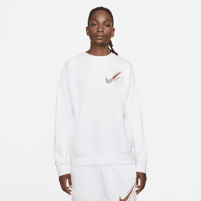 white nike hooded sweatshirt