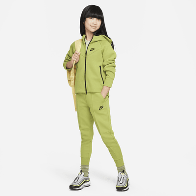 Nike Sportswear Tech Fleece Big Kids' (Girls') Full-Zip Hoodie