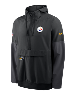 Мужская куртка Pittsburgh Steelers Well Rounded Anorak Nike NFL 1/2-Zip Hooded