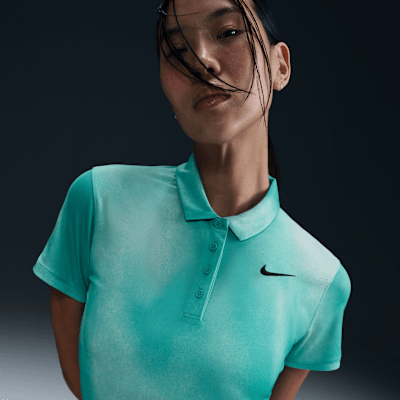 Nike Victory Women's Dri-FIT Short-Sleeve Printed Golf Polo