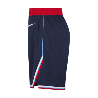 LA Clippers 2024/25 Swingman Icon Edition Big Kids' Nike Dri-FIT NBA Replica Shorts